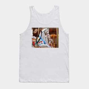 Paris Carousel Horses Tank Top